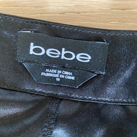 Bebe Black Sheer Maxi Skirt w Sequin Detailing Throughout Size 10 - Picture 8 of 9